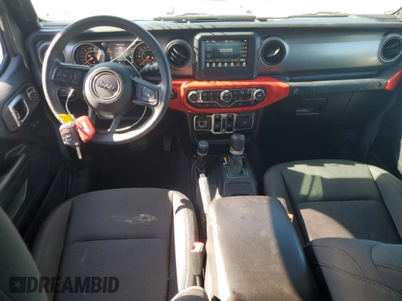 2020 Jeep Wrangler Unlimited Willys with VIN 1C4HJXDGXLW111995, listed as a Copart auction lot 77021624 with 43,074 mi miles and Salvage title. Bid and sale history available at DreamBid. Image 8.