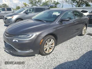 2015 Chrysler 200 Limited z VIN 1C3CCCAB5FN718472, wystawiony jako Copart lot #64695265 z przebiegiem 196 860 mil mil oraz Czysty tytuł • Clean title. Historia ofert i sprzedaży dostępna na DreamBid. Obrazek 1.