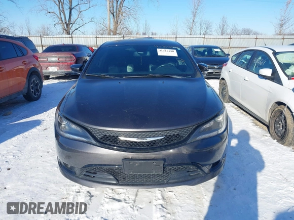 2015 Chrysler 200 S with VIN 1C3CCCBB7FN573949, listed as a IAAI auction lot 41314490 with 112,410 mi miles and . Bid and sale history available at DreamBid. Image 12.