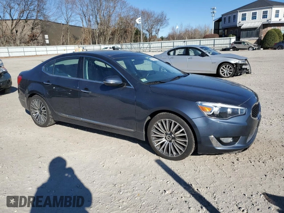 2014 Kia Cadenza Premium with VIN KNALN4D70E5123351, listed as a Copart auction lot 79914424 with 53,955 mi miles and Clean Title. Bid and sale history available at carsss.com. Image 4.