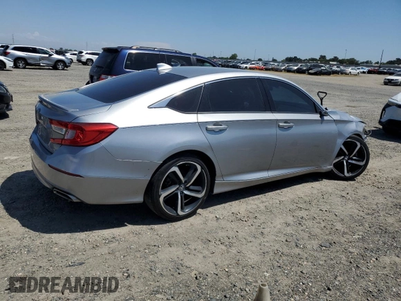 2019 Honda Accord Sedan Sport 1.5T with VIN 1HGCV1F38KA030061, listed as a Copart auction lot 55700005 with Not Provided miles and Salvage Title. Bid and sale history available at carsss.com. Image 3.