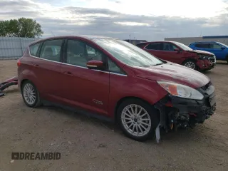 2014 Ford C-Max Energi SEL with VIN 1FADP5CU6EL510146, listed as a Copart auction lot 69785454 with 71,603 mi miles and Salvage Title. Bid and sale history available at carsss.com. Image 4.