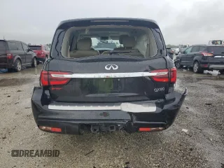 2018 Infiniti QX80 with VIN JN8AZ2NF0J9663296, listed as a Copart auction lot 74914604 with Not Provided miles and Non Repairable. Bid and sale history available at carsss.com. Image 6.