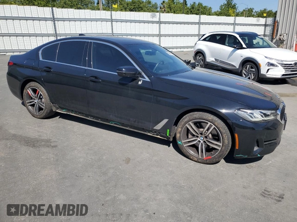 2022 BMW 5 Series 530i xDrive с VIN WBA13BJ09NCL02671, выставлен на аукционе Copart как лот 55834425 с пробегом 15 356 миль миль и Списание • Salvage title. История ставок и продаж доступна на DreamBid. Изображение 4.