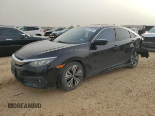 2016 Honda Civic Sedan EX-T with VIN 19XFC1F35GE003468, listed as a Copart auction lot 47805435 with 157,983 mi miles and Salvage Title. Bid and sale history available at carsss.com. Image 1.