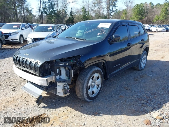 2016 Jeep Cherokee Sport with VIN 1C4PJLAB3GW274135, listed as a IAAI auction lot 40210694 with 141,989 mi miles and . Bid and sale history available at DreamBid. Image 2.