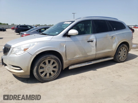 2015 Buick Enclave Leather with VIN 5GAKRBKD4FJ372469, listed as a Copart auction lot 50914215 with 157,811 mi miles and Salvage Title. Bid and sale history available at carsss.com. Image 1.