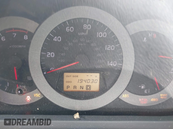 2008 Toyota RAV4 Ltd with VIN JTMBK31V385050095, listed as a IAAI auction lot 41948643 with 194,030 mi miles. Bid and sale history available at carsss.com. Image 15.
