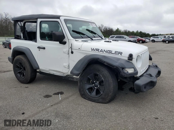 2018 Jeep Wrangler Sport z VIN 1C4GJXAG6JW168823, wystawiony jako Copart lot #64035115 z przebiegiem 90 387 mil mil oraz Szkoda całkowita • Salvage title. Historia ofert i sprzedaży dostępna na DreamBid. Obrazek 4.