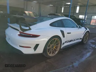 2019 Porsche 911 GT3 RS with VIN WP0AF2A92KS164501, listed as a Copart auction lot 66702654 with 48,180 mi miles and Salvage Title. Bid and sale history available at DreamBid. Image 3.