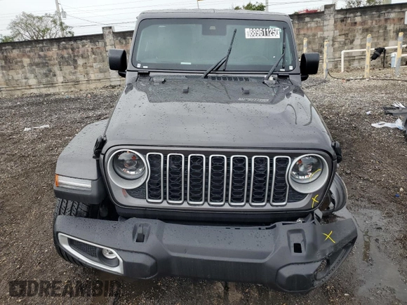2025 Jeep Wrangler Sahara with VIN 1C4PJXEN9SW505768, listed as a Copart auction lot 88961125 with 1,806 mi miles and Clean Title. Bid and sale history available at DreamBid. Image 5.