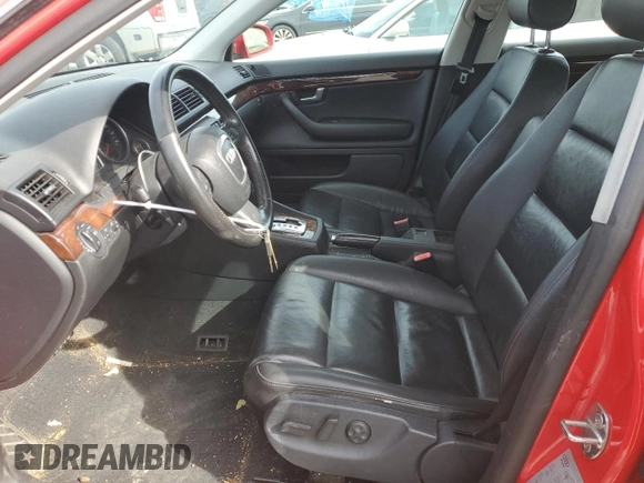 2005 Audi A4 3.2L with VIN WAUDG68E35A423413, listed as a Copart auction lot 72881194 with 154,024 mi miles and Salvage Title. Bid and sale history available at carsss.com. Image 7.