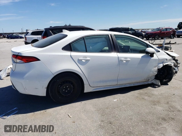 2020 Toyota Corolla L with VIN 5YFDPRAE1LP144226, listed as a Copart auction lot 49531845 with 28,537 mi miles and Salvage Title. Bid and sale history available at carsss.com. Image 3.