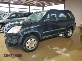 2006 Honda CR-V LX with VIN SHSRD68516U408072, listed as a Copart auction lot 50876545 with 224,465 mi miles and Salvage Title. Bid and sale history available at carsss.com. Image 1.
