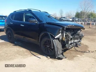 2017 Nissan Rogue SV with VIN 5N1AT2MV2HC820969, listed as a IAAI auction lot 41801432 with 123,410 mi miles. Bid and sale history available at carsss.com. Image 1.