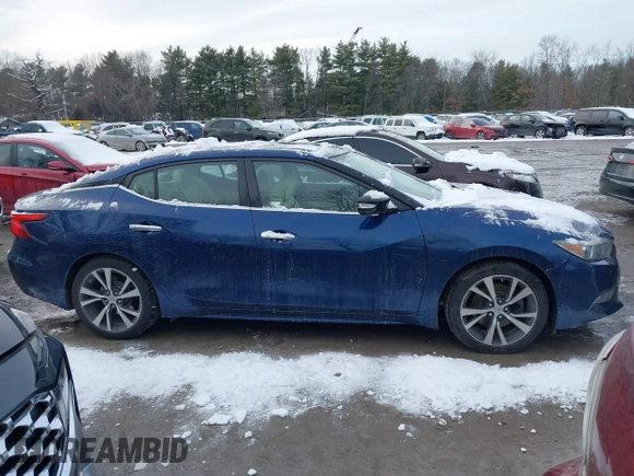 2017 Nissan Maxima SV with VIN 1N4AA6AP8HC365932, listed as a IAAI auction lot 41536444 with 106,607 mi miles. Bid and sale history available at carsss.com. Image 12.