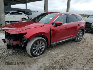 2021 Mazda CX-9 Grand Touring z VIN JM3TCADY8M0502245, wystawiony jako Copart lot #88884185 z przebiegiem 40 003 mil mil oraz Szkoda całkowita • Salvage title. Historia ofert i sprzedaży dostępna na DreamBid. Obrazek 1.