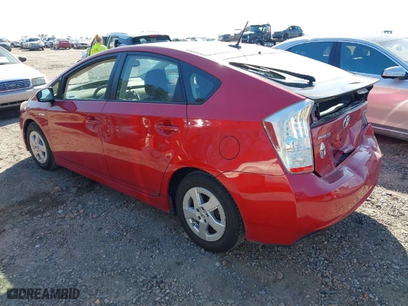 2010 Toyota Prius II with VIN JTDKN3DUXA0141667, listed as a IAAI auction lot 41753437 with 178,209 mi miles. Bid and sale history available at carsss.com. Image 3.
