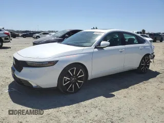 2023 Honda Accord Touring with VIN 1HGCY2F82PA037197, listed as a Copart auction lot 60670065 with 20,955 mi miles and Salvage title. Bid and sale history available at DreamBid. Image 1.