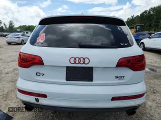 2014 Audi Q7 Premium Plus z VIN WA1LGAFE3ED003650, wystawiony jako Copart lot #64277325 z przebiegiem 167 169 mil mil oraz Szkoda całkowita • Salvage title. Historia ofert i sprzedaży dostępna na DreamBid. Obrazek 6.