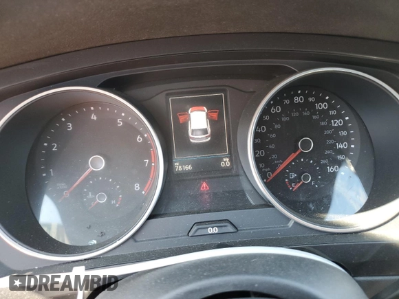 2018 Volkswagen Tiguan SEL with VIN 3VV2B7AX6JM075227, listed as a Copart auction lot 58259445 with 78,166 mi miles and Non repairable. Bid and sale history available at DreamBid. Image 9.