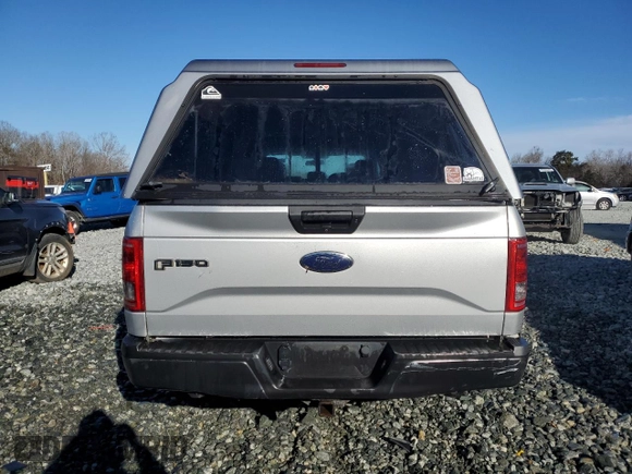2017 Ford F-150 XL with VIN 1FTFX1CF3HKE39026, listed as a Copart auction lot 43138075 with 155,236 mi miles and Clean Title. Bid and sale history available at carsss.com. Image 6.