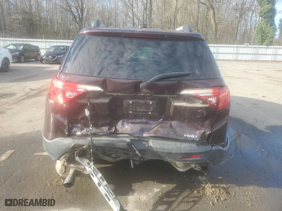 2017 GMC Acadia SLE with VIN 1GKKNSLS1HZ210038, listed as a Copart auction lot 85919184 with 96,909 mi miles and Salvage Title. Bid and sale history available at carsss.com. Image 6.
