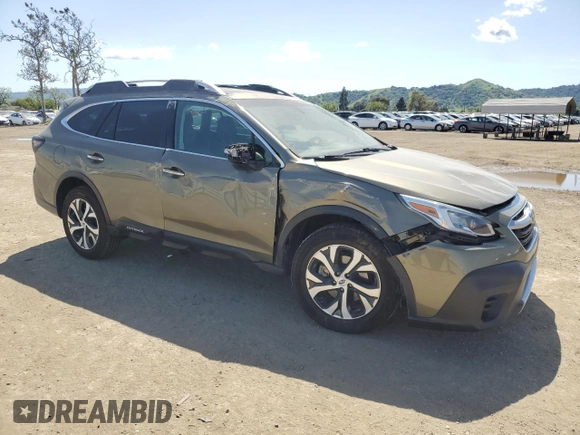 2021 Subaru Outback Touring with VIN 4S4BTAPC0M3107779, listed as a Copart auction lot 51864665 with 52,544 mi miles and Salvage title. Bid and sale history available at DreamBid. Image 4.