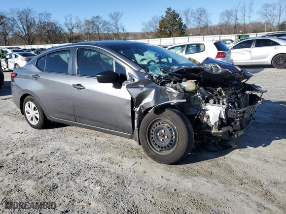 2021 Nissan Versa S with VIN 3N1CN8DV8ML923048, listed as a Copart auction lot 87320064 with 65,422 mi miles and Salvage Title. Bid and sale history available at carsss.com. Image 4.