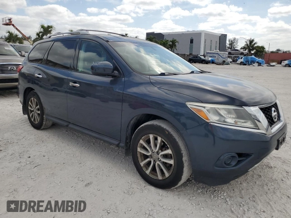2013 Nissan Pathfinder SL with VIN 5N1AR2MM6DC615185, listed as a Copart auction lot 54359475 with 174,224 mi miles and Clean Title. Bid and sale history available at carsss.com. Image 4.