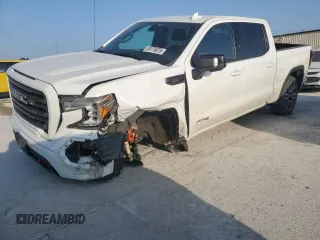 2021 GMC Sierra 1500 AT4 with VIN 3GTU9EET4MG361854, listed as a Copart auction lot 49175075 with 84,305 mi miles and Salvage Title. Bid and sale history available at carsss.com. Image 1.