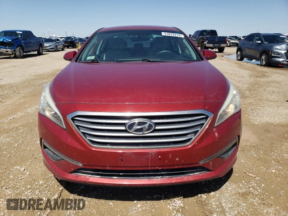 2015 Hyundai Sonata SE with VIN 5NPE24AF5FH257029, listed as a Copart auction lot 51072275 with 124,714 mi miles and Salvage Title. Bid and sale history available at DreamBid. Image 5.