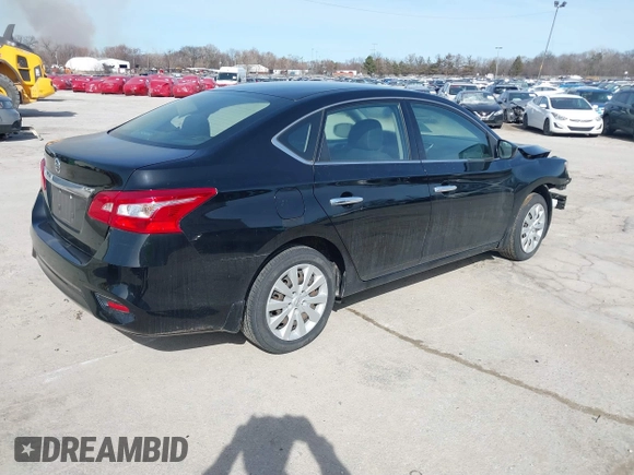 2017 Nissan Sentra SV with VIN 3N1AB7APXHY282073, listed as a IAAI auction lot 41779240 with 14,646 mi miles and . Bid and sale history available at carsss.com. Image 4.