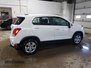 2017 Chevrolet Trax LS with VIN 3GNCJKSB8HL290207, listed as a Copart auction lot 52411715 with 87,662 mi miles and Salvage Title. Bid and sale history available at carsss.com. Image 3.