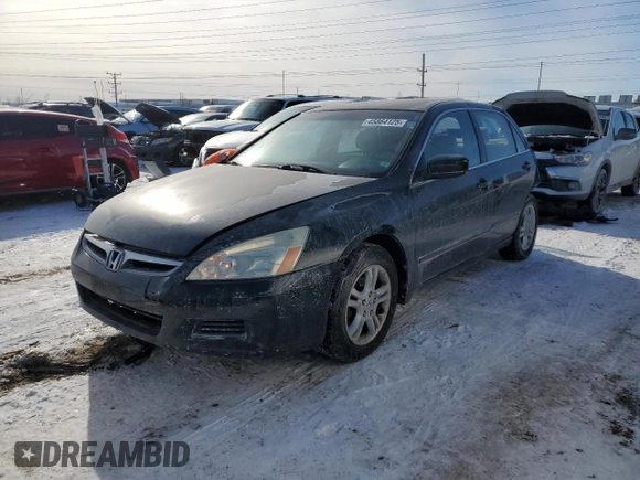 2006 Honda Accord LX SE z VIN 1HGCM56326A033117, wystawiony jako Copart lot #52308625 z przebiegiem 137 419 mil mil oraz Nie do naprawy • Non repairable. Historia ofert i sprzedaży dostępna na DreamBid. Obrazek 1.
