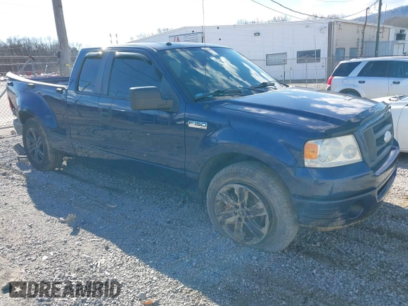 2007 Ford F-150 STX with VIN 1FTRX02W57KD56589, listed as a IAAI auction lot 41189911 with 140,093 mi miles. Bid and sale history available at carsss.com. Image 1.