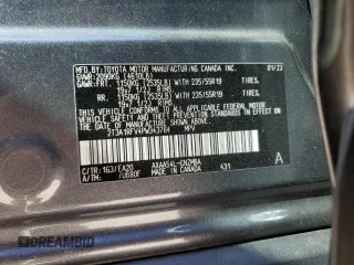 2023 Toyota RAV4 XLE Premium with VIN 2T3A1RFV4PW343764, listed as a Copart auction lot 76499994 with 0 mi miles and Salvage Title. Bid and sale history available at carsss.com. Image 13.