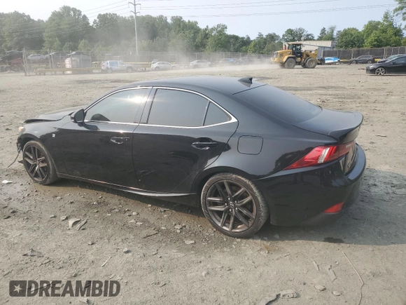 2016 Lexus IS 350 with VIN JTHCE1D2XG5010837, listed as a Copart auction lot 58997715 with 89,345 mi miles and Salvage title. Bid and sale history available at DreamBid. Image 2.