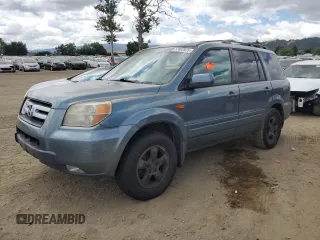 2007 Honda Pilot EX-L with VIN 2HKYF18547H517449, listed as a Copart auction lot 57093925 with 211,876 mi miles and Clean Title. Bid and sale history available at DreamBid. Image 1.