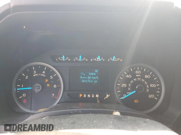 2017 Ford F-150 XL with VIN 1FTEW1CG3HFB82059, listed as a Copart auction lot 57812275 with 181,174 mi miles and Salvage title. Bid and sale history available at DreamBid. Image 9.