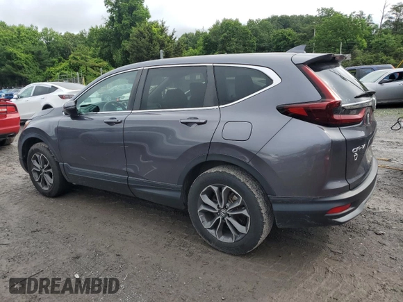 2021 Honda CR-V EX with VIN 2HKRW2H52MH651866, listed as a Copart auction lot 61045485 with 67,485 mi miles and Salvage title. Bid and sale history available at DreamBid. Image 2.