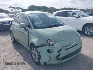 2013 FIAT 500 Pop with VIN 3C3CFFAR9DT743541, listed as a IAAI auction lot 41977160 with 141,393 mi miles. Bid and sale history available at carsss.com. Image 6.