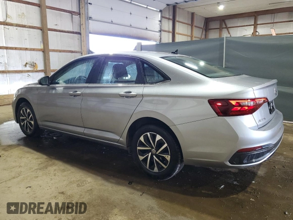 2024 Volkswagen Jetta S with VIN 3VW5M7BU2RM081318, listed as a Copart auction lot 63502205 with 27,240 mi miles and Clean title. Bid and sale history available at DreamBid. Image 2.