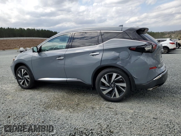 2022 Nissan Murano SL with VIN 5N1AZ2CJ1NC108624, listed as a Copart auction lot 49887465 with 29,733 mi miles and Salvage Title. Bid and sale history available at carsss.com. Image 2.