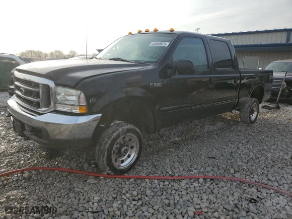 2002 Ford Super Duty F-250 XL with VIN 1FTNW21L82ED47266, listed as a Copart auction lot 48550525 with 0 mi miles and Clean Title. Bid and sale history available at carsss.com. Image 1.