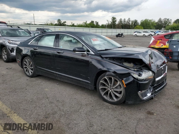 2018 Lincoln MKZ Reserve with VIN 3LN6L5F9XJR607427, listed as a Copart auction lot 57777005 with 70,031 mi miles and Salvage title. Bid and sale history available at DreamBid. Image 4.