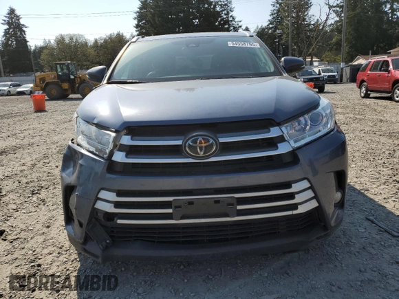 2019 Toyota Highlander SE z VIN 5TDJZRFH1KS959998, wystawiony jako Copart lot #54558795 z przebiegiem 50 566 mil mil oraz Szkoda całkowita • Salvage title. Historia ofert i sprzedaży dostępna na DreamBid. Obrazek 5.
