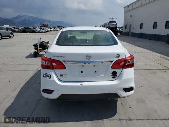 2017 Nissan Sentra S with VIN 3N1AB7AP8HY323347, listed as a Copart auction lot 65266235 with Not provided miles and Salvage title. Bid and sale history available at DreamBid. Image 6.