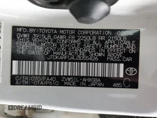 2018 Toyota Prius Two with VIN JTDKARFU4J3055426, listed as a Copart auction lot 48666015 with 76,921 mi miles and Clean Title. Bid and sale history available at carsss.com. Image 15.