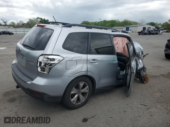 2014 Subaru Forester Premium with VIN JF2SJAEC4EH557549, listed as a Copart auction lot 55689335 with Not provided miles and Salvage title. Bid and sale history available at DreamBid. Image 3.